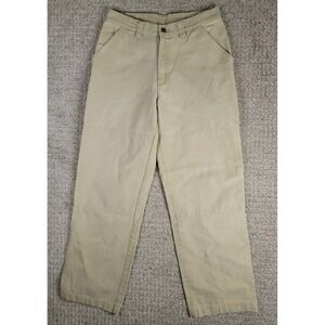 Vintage Patagonia Mens Firetrail Beige Size 30x30 Canvas Work‎ Pants Tan